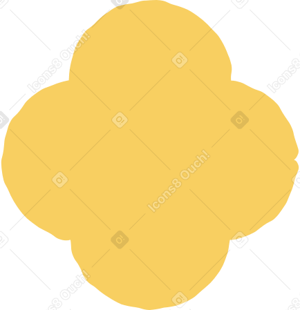quatrefoil yellow Illustration in PNG, SVG