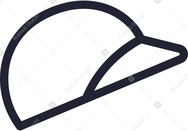 baseball helmet Illustration in PNG, SVG