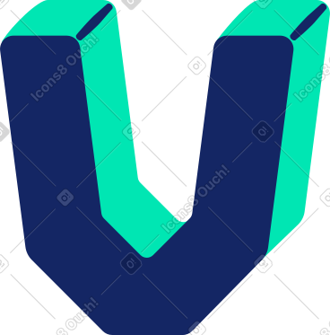 字母v PNG, SVG