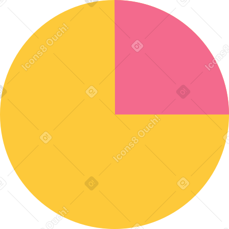 round chart Illustration in PNG, SVG