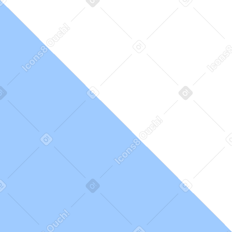 light blue triangle Illustration in PNG, SVG