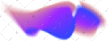 Neon blurry wave PNG, SVG