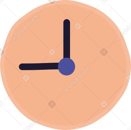 Relógio amarelo PNG, SVG
