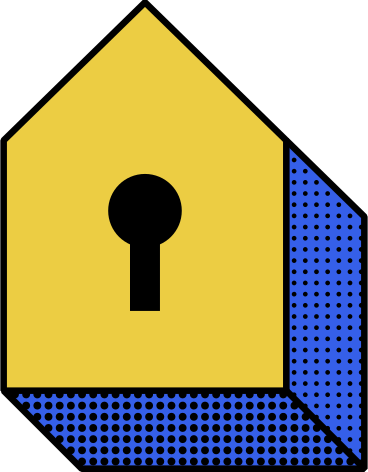 keyhole house PNG, SVG