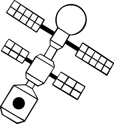 Space station PNG, SVG
