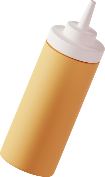 Mustard bottle PNG, SVG