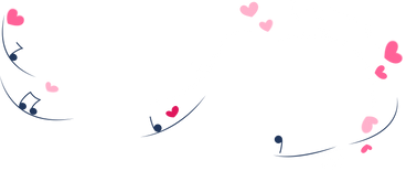 Ноты, сердца и линии в PNG, SVG