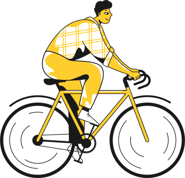cyclist PNG, SVG