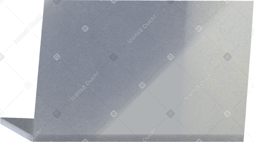 grey laptop Illustration in PNG, SVG