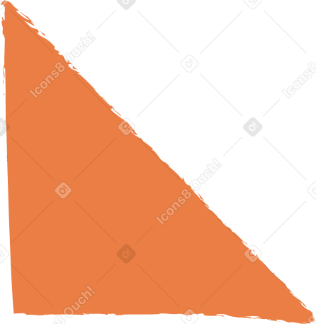 orange triangle Illustration in PNG, SVG