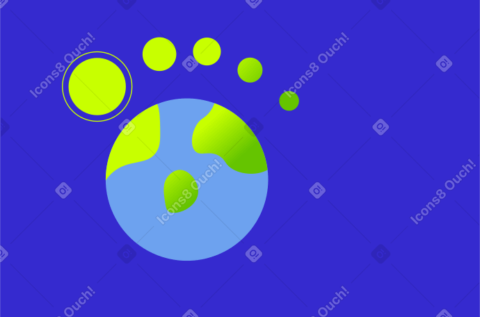 background earth trace Illustration in PNG, SVG