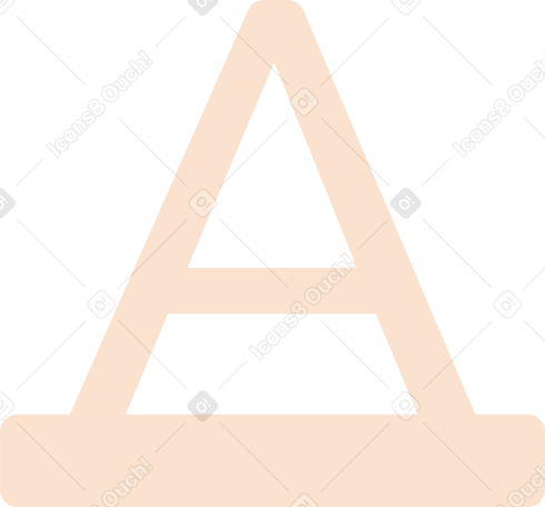 字母a PNG, SVG
