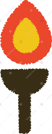 torch Illustration in PNG, SVG