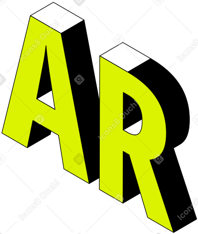 lettering ar text PNG, SVG