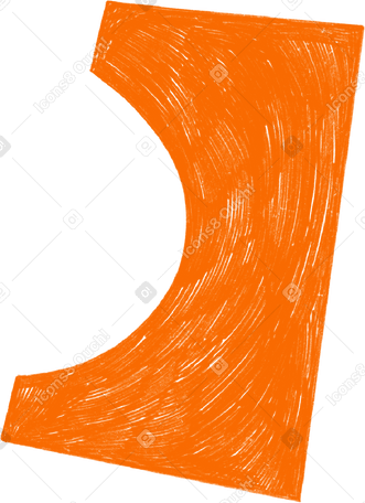 orange piece of colored paper PNG、SVG