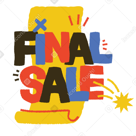 Final sale PNG, SVG
