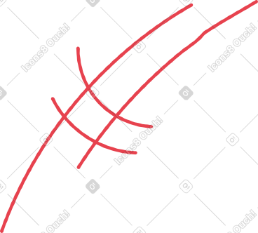 Crossed lines PNG, SVG