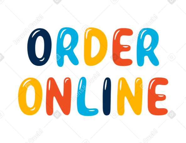 заказать онлайн в PNG, SVG