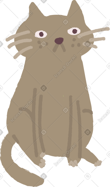 猫坐 PNG, SVG