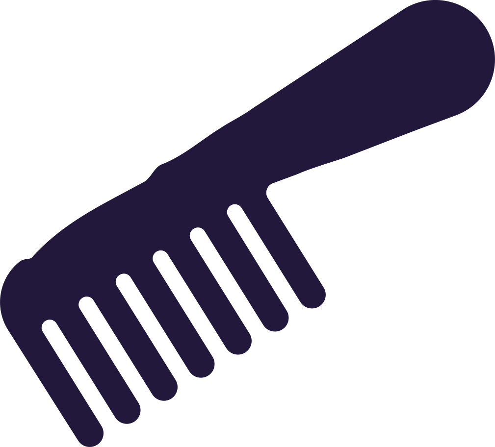 hair brush Illustration in PNG, SVG