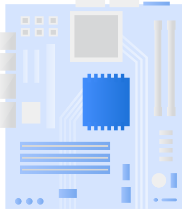 Computer motherboard PNG, SVG