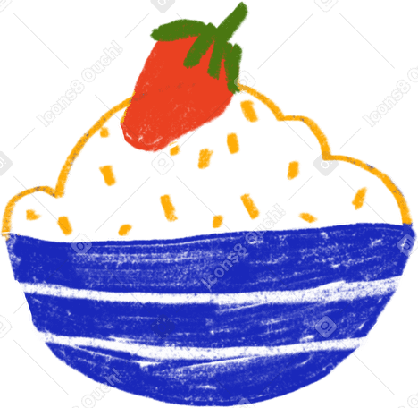草莓麦片 PNG, SVG