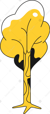 tall tree Illustration in PNG, SVG