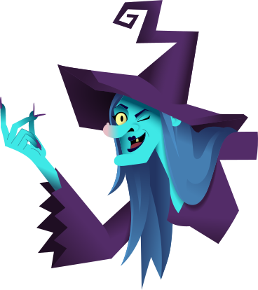 witch snaps her fingers PNG, SVG
