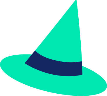 万圣节巫师帽 PNG, SVG