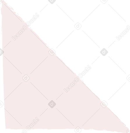 light pink triangle Illustration in PNG, SVG