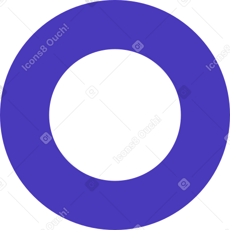 riesiger blauer ring PNG, SVG