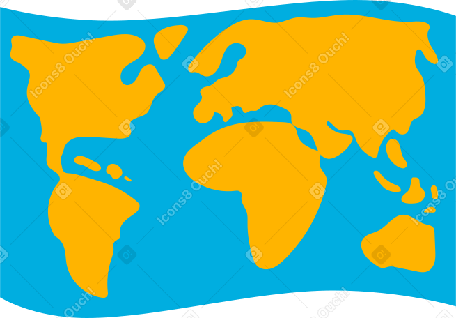 mappa del mondo PNG, SVG