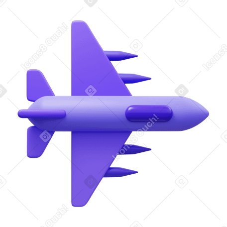 3D Avion de chasse PNG, SVG