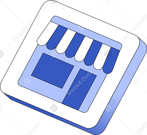Значок магазина в PNG, SVG