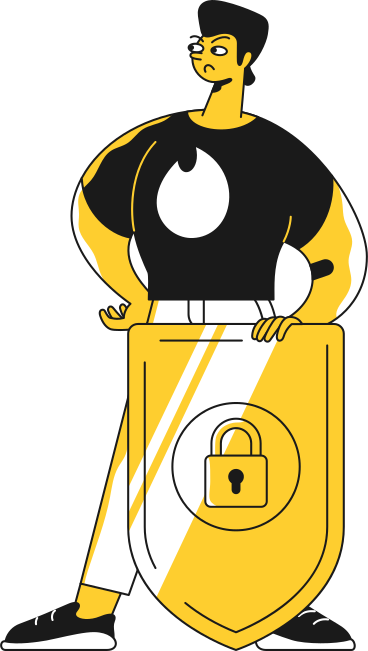 cyber security guy PNG, SVG