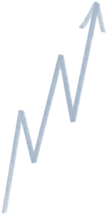 blue zigzag arrow PNG, SVG