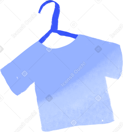 t-shirt on a hanger в PNG, SVG