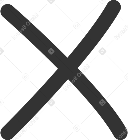 x markierung PNG, SVG
