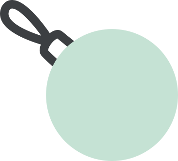 green christmas ornament PNG, SVG