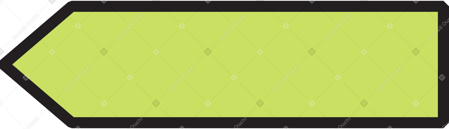 Ponteiro verde PNG, SVG