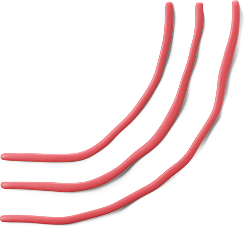 Red stripes Illustration in PNG, SVG