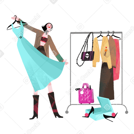 Выбор одежды в PNG, SVG