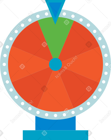 wheel of fortune Illustration in PNG, SVG