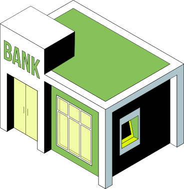 近代的な銀行の建物 PNG、SVG