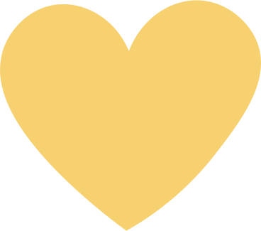 Yellow heart PNG、SVG