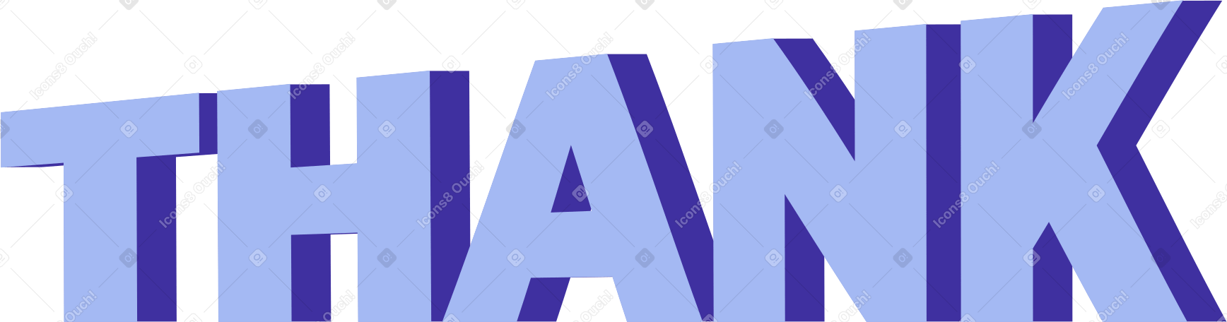 lettering thank text PNG, SVG