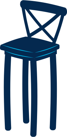 bar stool Illustration in PNG, SVG