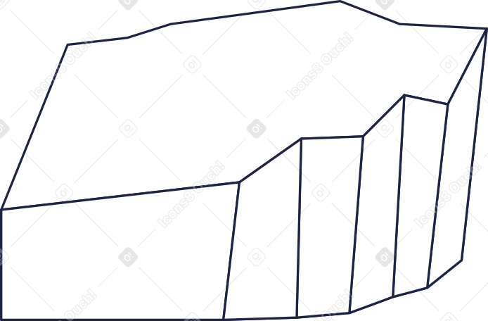 ligne de roche PNG, SVG