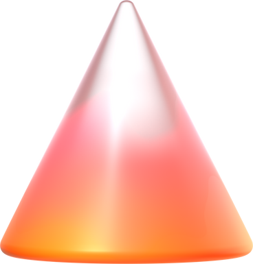 gradient cone PNG, SVG