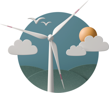 wind turbine eco technology PNG, SVG